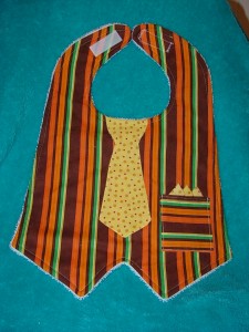 strip tie bib